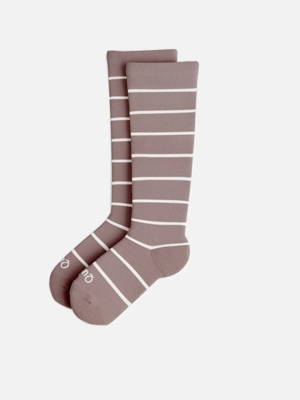 Quince 2-Pack Socks in Mauve & Cream - Picture 2 of 6
